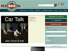 Tablet Screenshot of mainfm.net